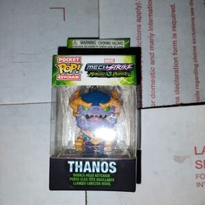 Funko Pop Pocket Keychain Marvel Mech Strike Monster Hunters Thanos